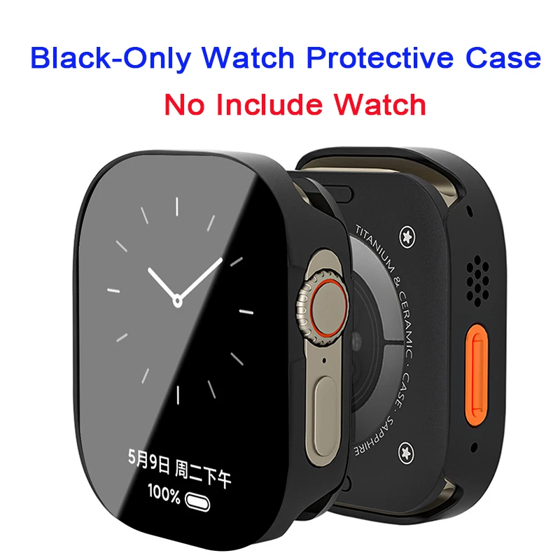 Enhanced Full Coverage Waterproof Aluminum Alloy Smartwatch Case