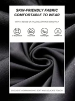 Pantalon évasé taille haute pour femmes, printemps et été, pantalon long noir à jambe fine, pantalon large et fin pour femmes minces 6