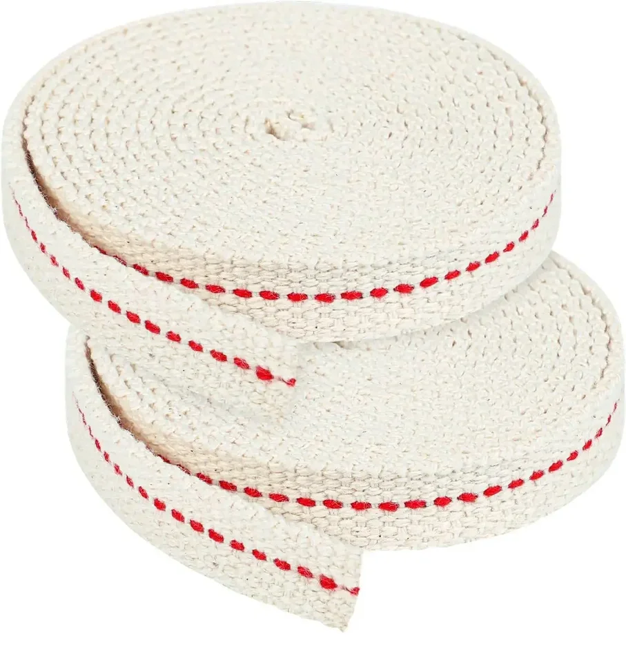 Muka Stoppini Di Ricambio In Cotone Per Lampada A Olio – Piatto, 1/4 Di Pollice (0,6 Cm), Rotolo Da 10 Metri, Adatti Per Cherosene E Diesel - 6