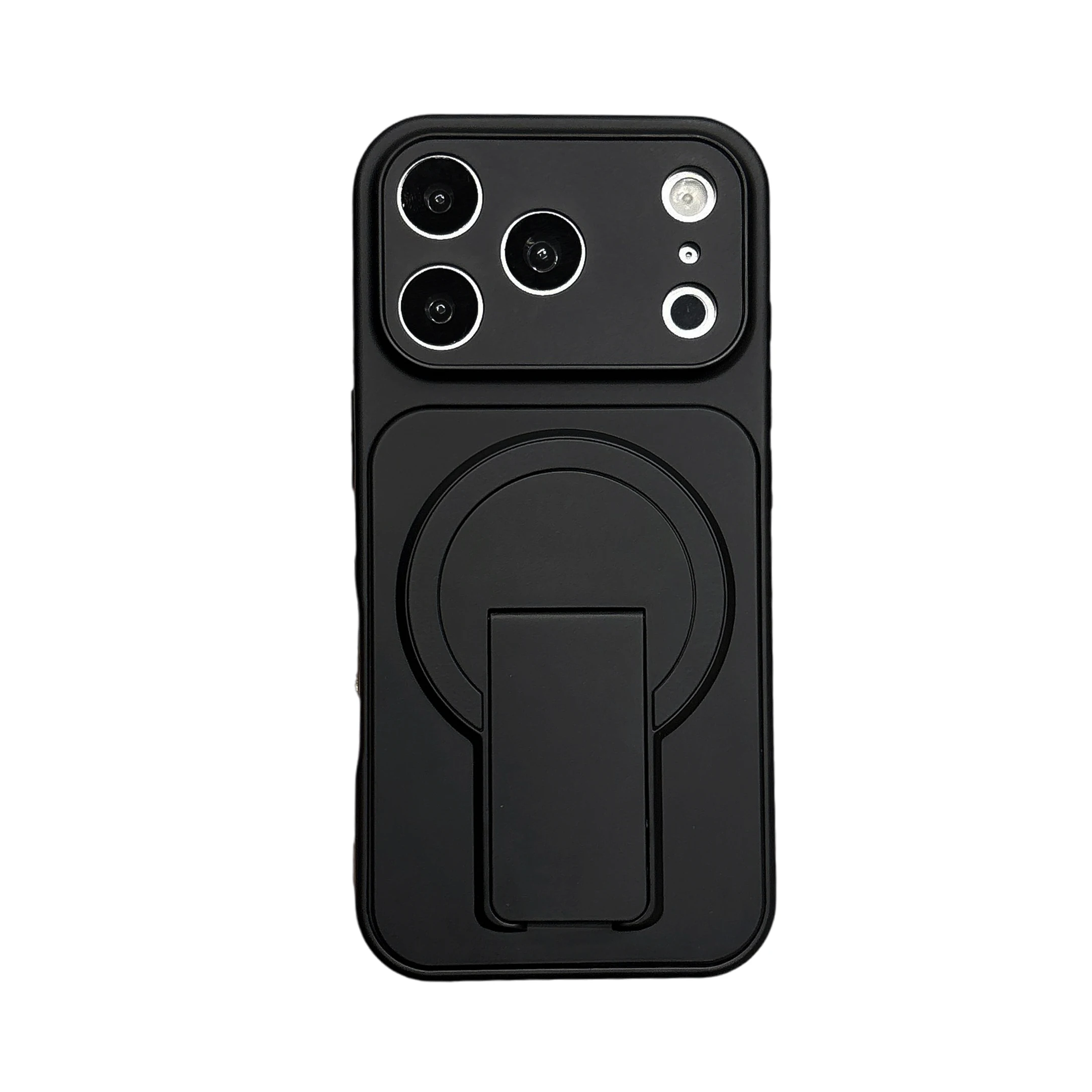 MagSafe Flip Kickstand Shockproof Phone Case with Magnetic Wireless Charging Cover