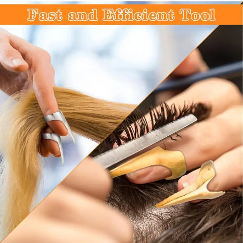 Description Picture 4 of item10pcs Hair Selecting Tools Metal Parting Ring Hair Sectioning Comb Hair Braiding Weaving Curling Styling Extension