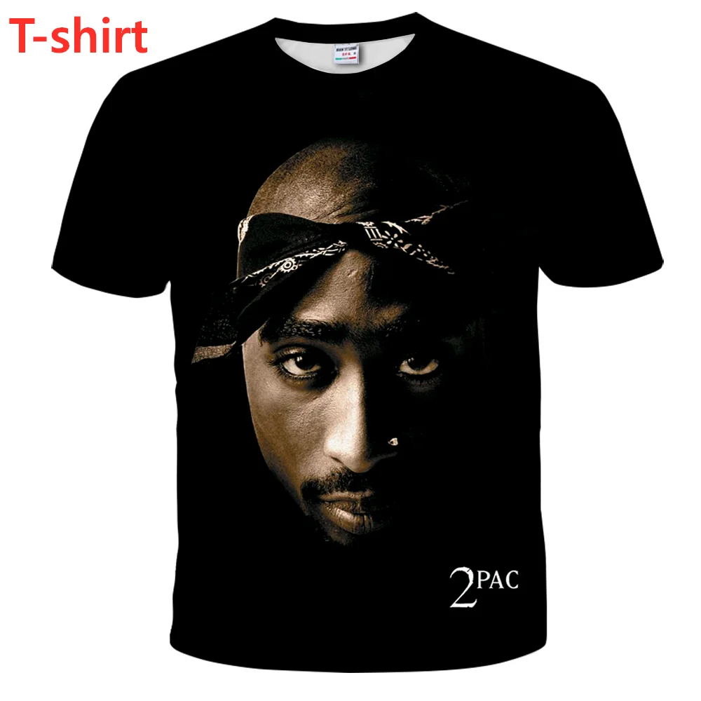 

New 3D Print Causal Clothing Legend Rapper Tupac 2Pac Fashion Men Women T-shirt Plus Size Size S-7XL