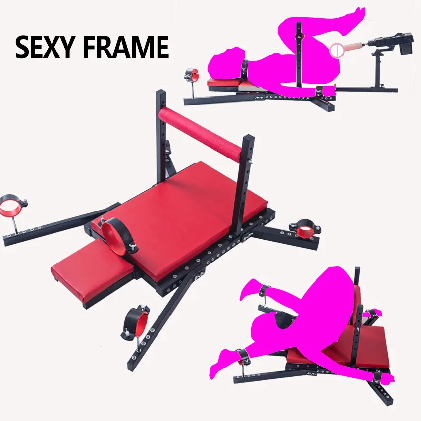 Sex BDSM Furniture Crab Shape Erotic Chair Bondage Bed Frame Love Sex Machine Restraint Handcuffs Toys For Woman Couples Adults