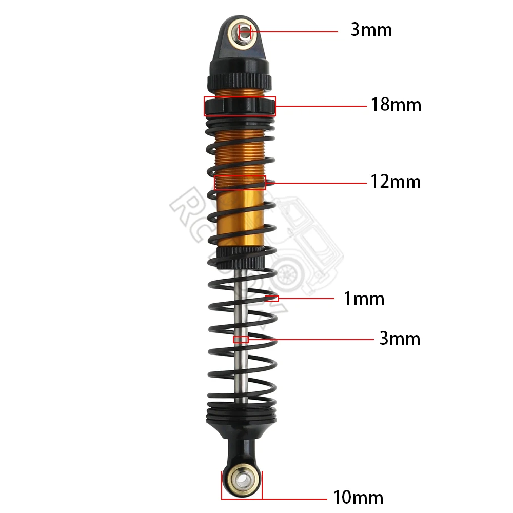 Axial Scx10 Ii Shock Absorbers Rc Shock Absorbers 1/10 Shock Absorber Damper Parts & Accs