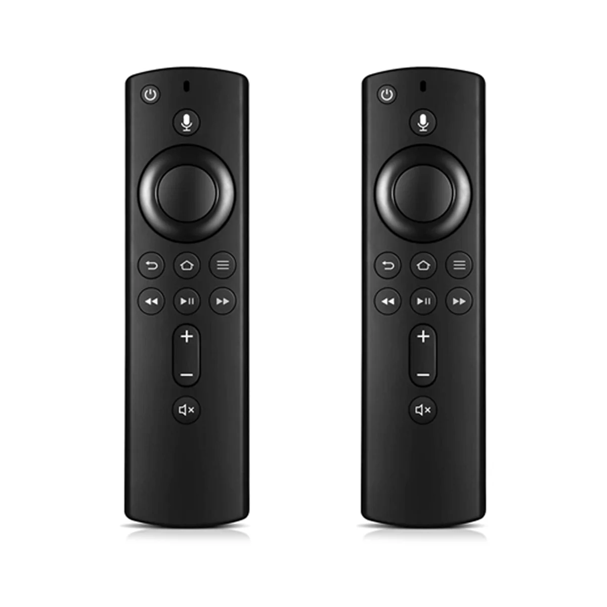 2X Telecomando Vocale Universale Compatibile Con Amazon Fire Tv Stick / Fire Tv Cube / Fire Tv Stick 4K Telecomando