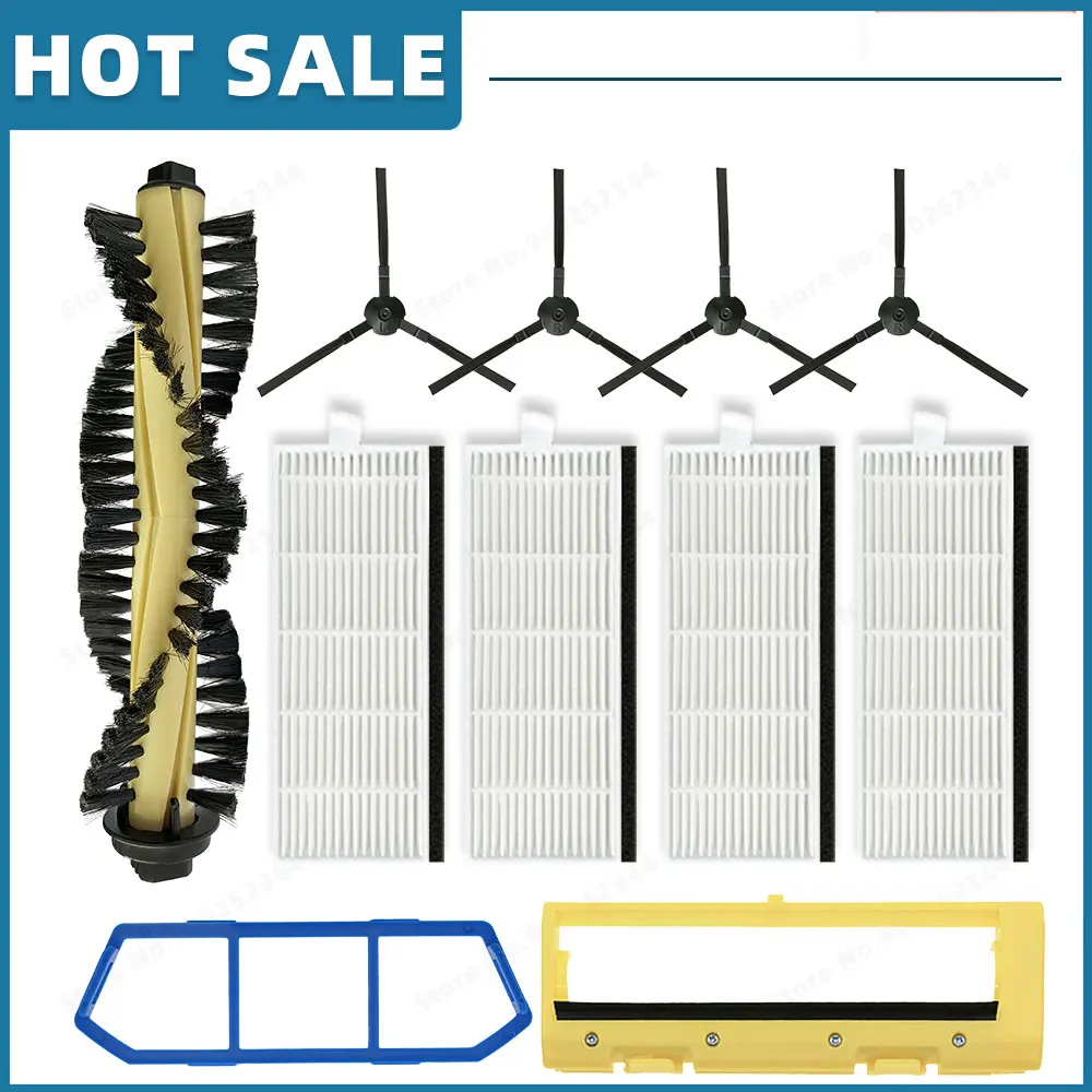 HARPRA Filtro HEPA Spazzola Laterale Di Ricambio Per I-life A4 A4s Robot Aspirapolvere Parti (2* Filtro HEPA - Foto 13