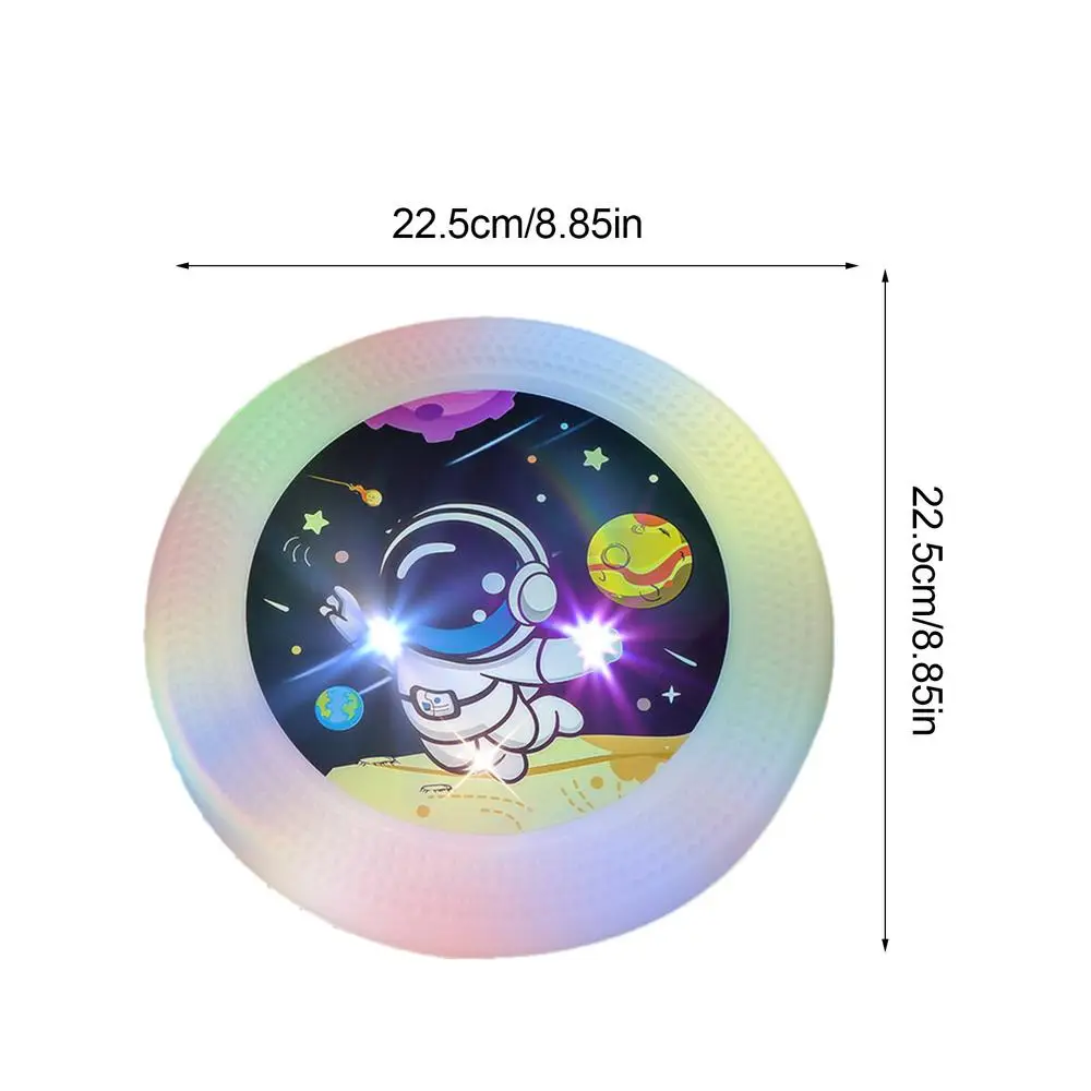 Description Picture 2 of itemLED Flying Disc Flashflight Light Up Flying Discs Idea For Boys Girls Kids Adults Birthday Summer Outdoor Sport Disc