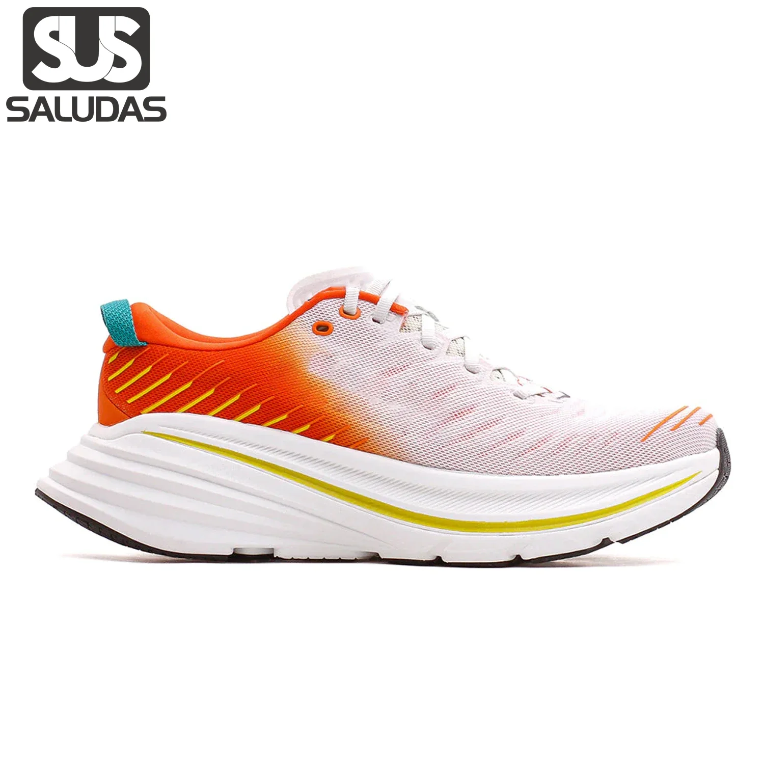 

SALUDAS Original Bondi X Road Running Shoes Outdoor Marathon Jogging Training Shoes Men and Women Thick-Soled Tennis Sneakers
