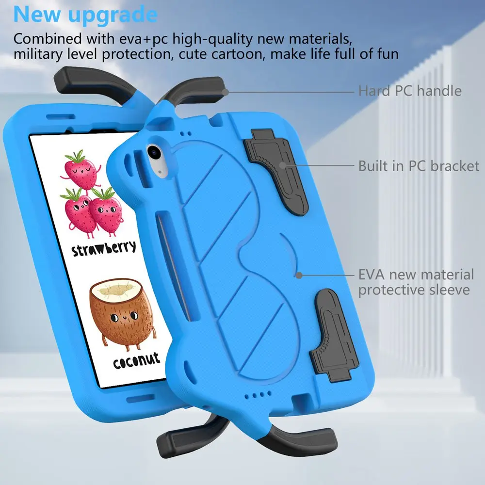 Kids Protective EVA+PC Case for iPad - Durable 11-inch and 10.9-inch Cover