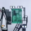 1/25 Metal R9800 Heavy RC Hydraulic Excavators Double Pump RTR PL18EVlite Remote Control Ready to Run Trucks Digger Light Motor 4