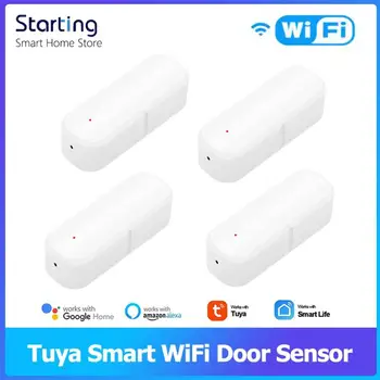 Tuya Smart WiFi Door Sensor Door Open / Closed Detector Home Alarm Security Protection Smart Life Control Via Alexa Google Home 1