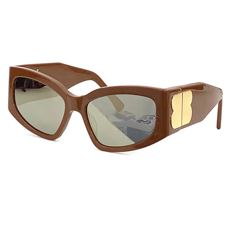 

Очки солнцезащитные женские с квадратными линзами, модные брендовые дизайнерские винтажные солнечные очки с черными/серебристыми линзами в большой оправе, UV400