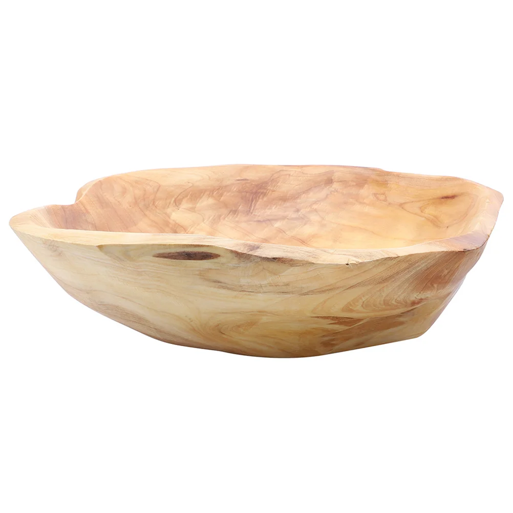 Root Carved Solid Wood Fruit Plate Serving Tray Decorative Cushions for Living Room Bowl Food Wooden Dish Jewelry Snacks 2