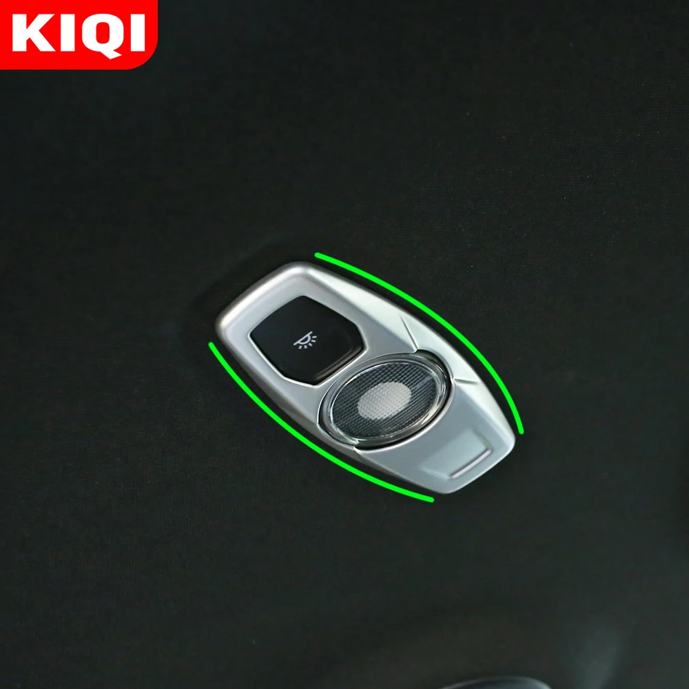 Kiqi Abs Copertura Della Luce Di Lettura Per Auto Copertura Strisce Decorative Inter Telai Della Lampada Del Tetto Per Ford Everest 2015 2016 2017 201