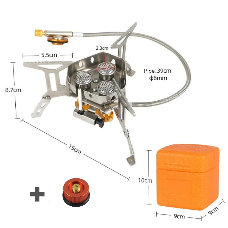 Stove with adapter