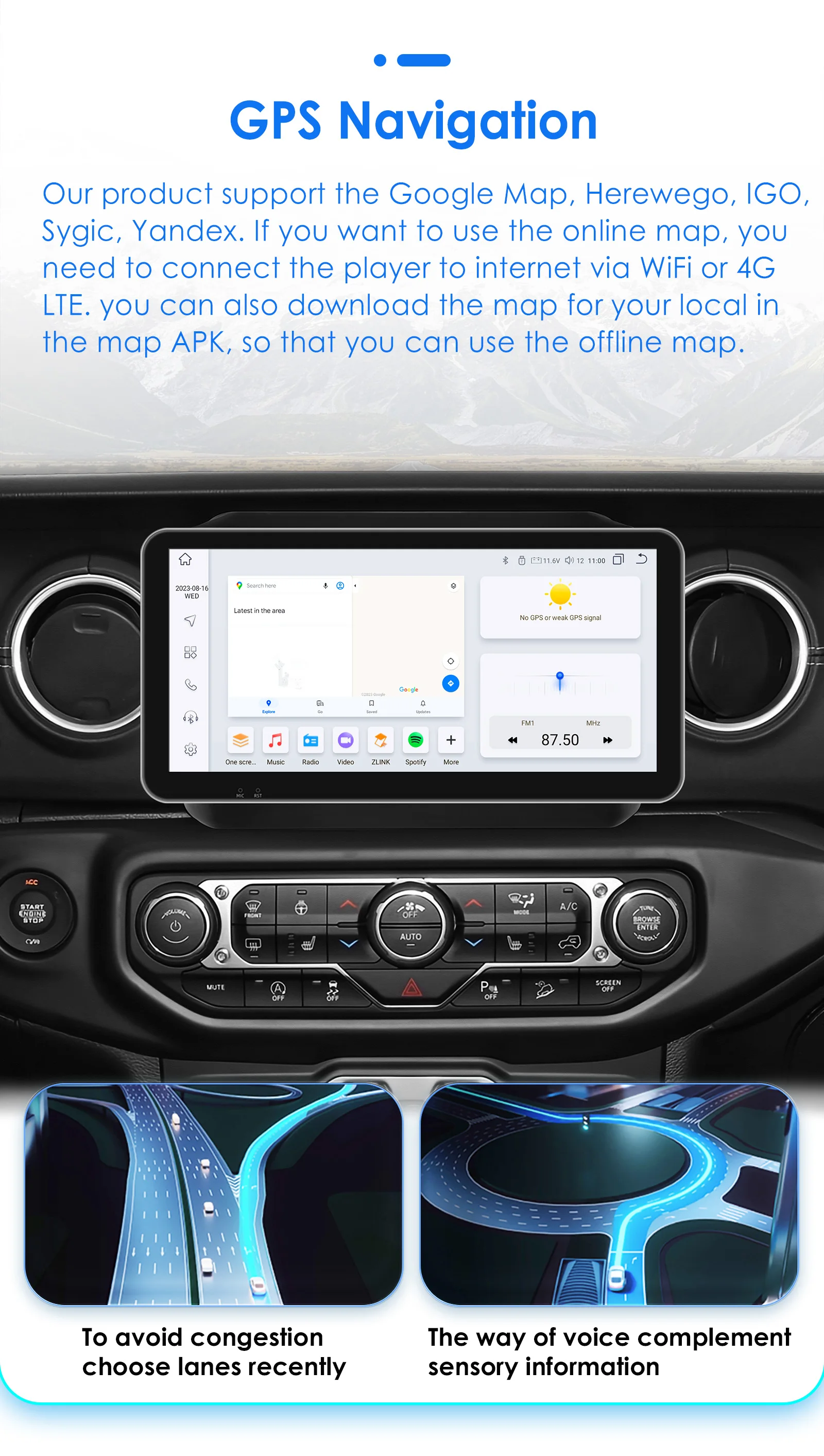 2din carplay android auto radio für jeep wrangler jl 2013-2018 gladiator 2013-2018 auto multimedia gps 4g autoradio 4g swc keine dvd – Detail 31