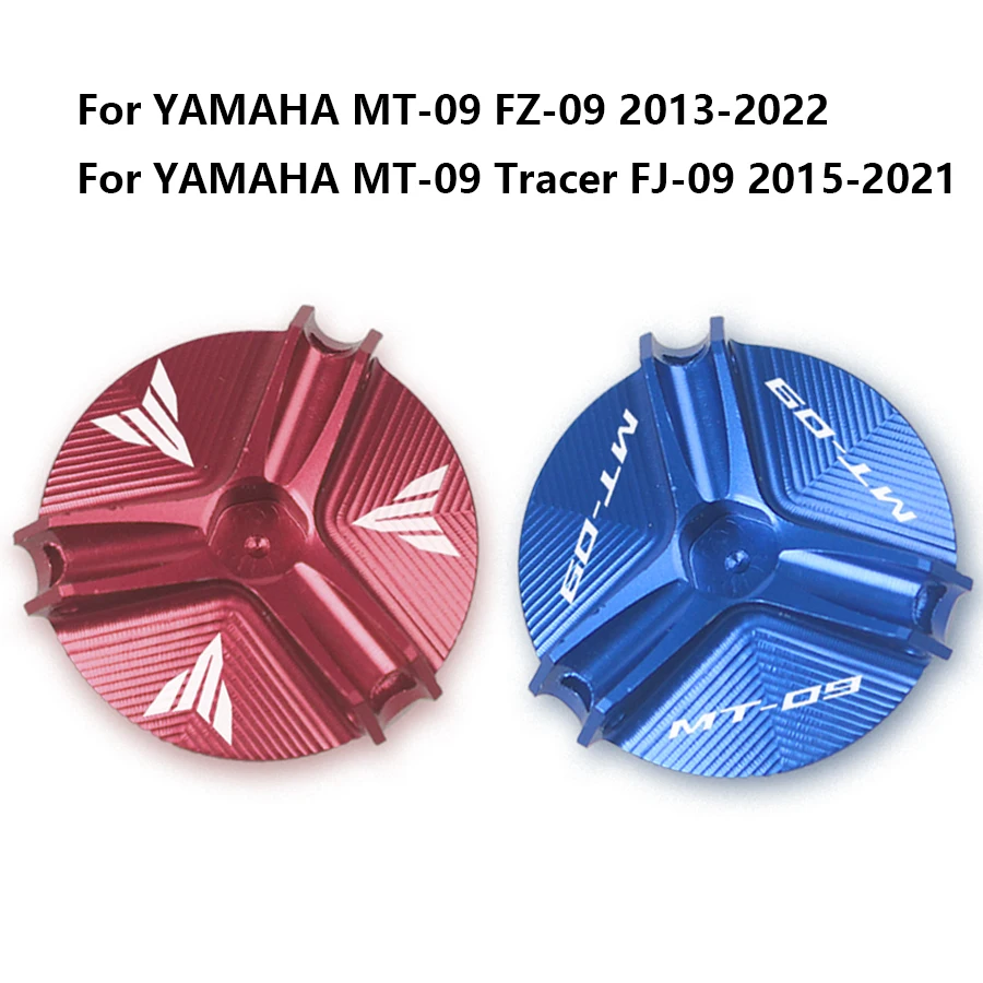 

For Yamaha MT09 MT-09 MT 09 Tracer SP FZ 09 FJ 09 2013-2022 2021 Motorcycle Accessories CNC Aluminum Engine Oil Filler Plug Cap