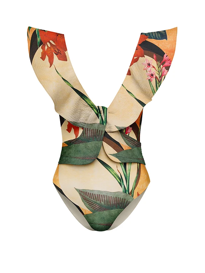 Рисунок 3 - Пляжная одежда с V-образным вырезом и оборками