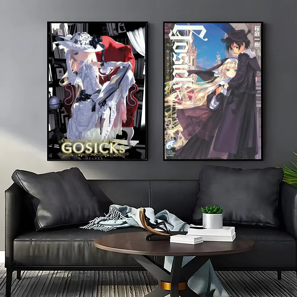 클래식 G-GOSICK 그림 서예 클래식 캔버스 인쇄 포스터, 가정 장 벽 예술 휴일 선물