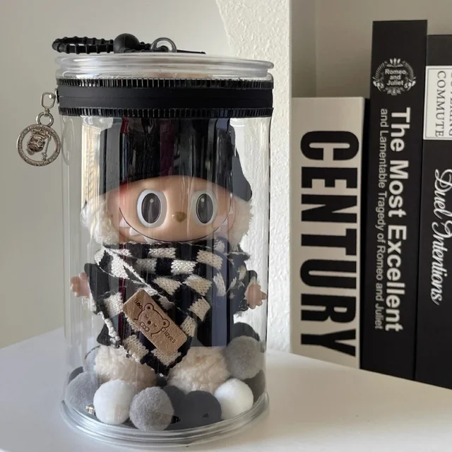 Protective Case For 17cm Doll Have A Seat Crystal-Clear Hard