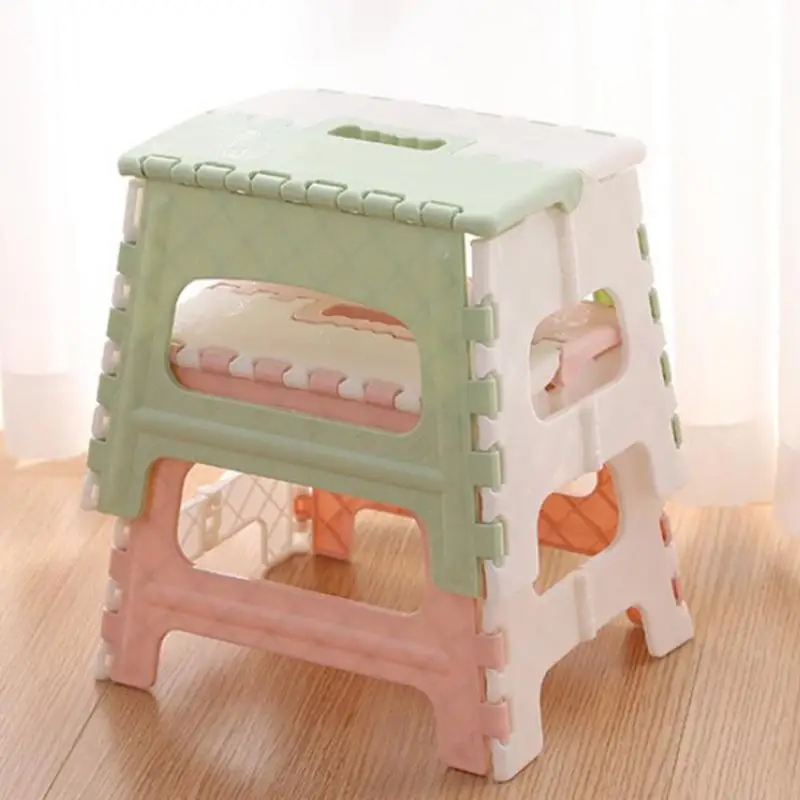 PP folding stools Portable lightweight chairs for picnic BBQ beach bathroom kitchen office garden camping fishing outdoor chair