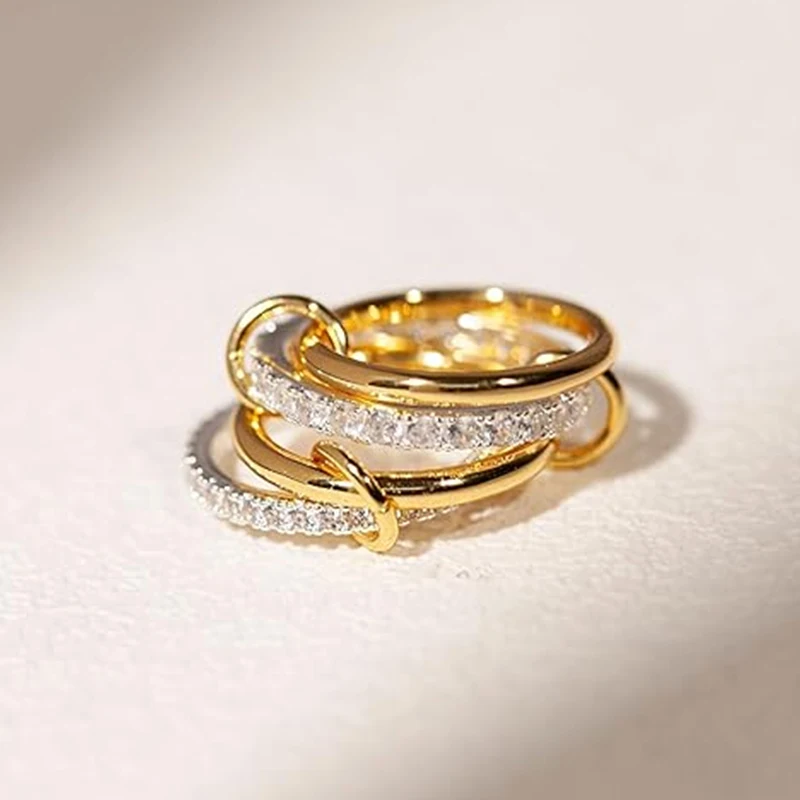 Cartier Rings For Women RAIFIN Gold Silver Rings For Women