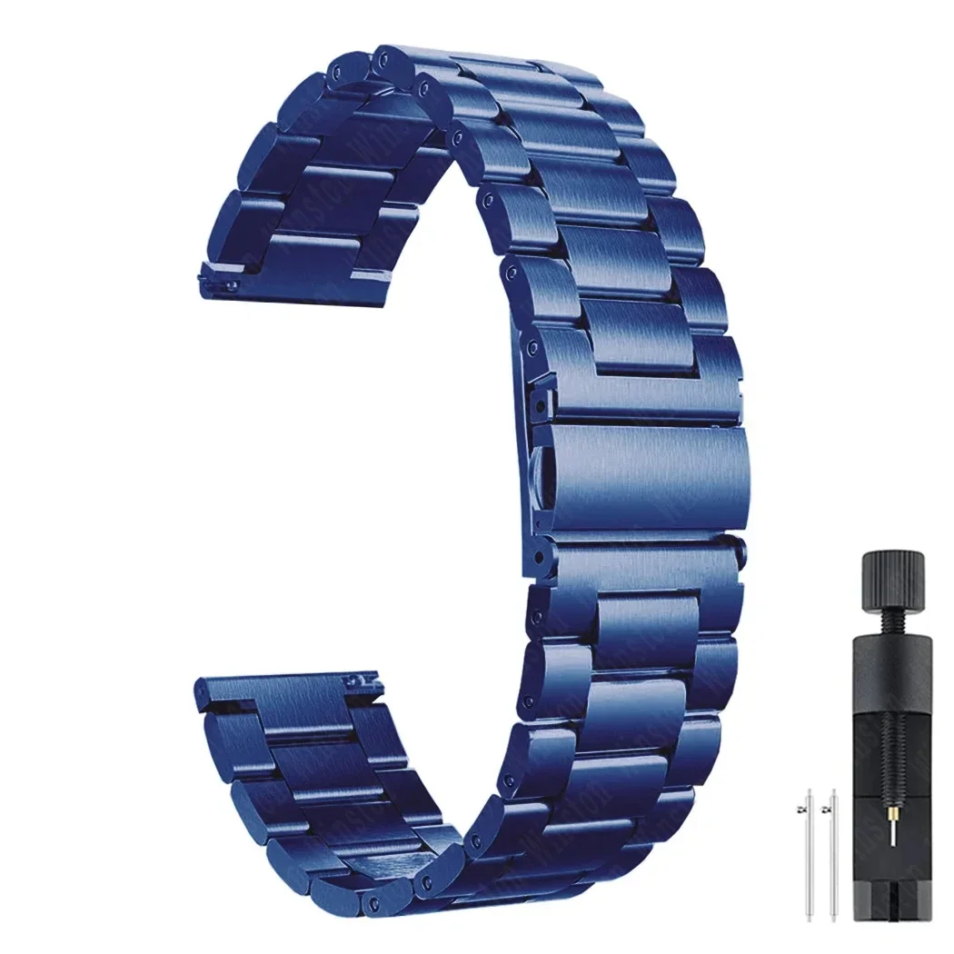 Premium Metal Strap with Protective TPU Case