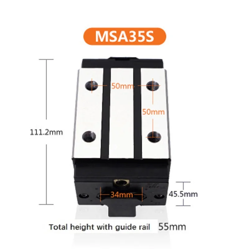 

MSA35S Linear Slide Linear Plain Bearing Unit Low Price and Heavy Duty Ball Rail Linear Guide Rail