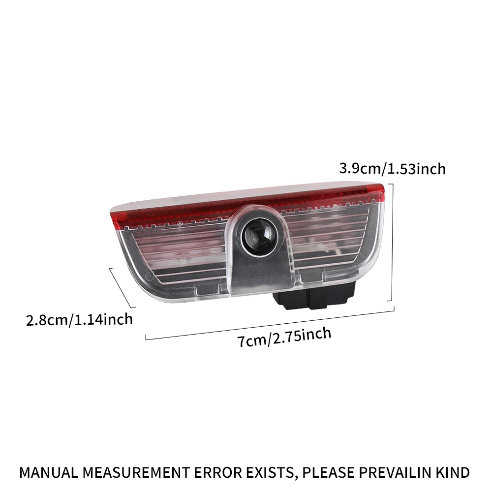 Car Door Lamp 2PCS LED Laser Projector for VW Volkswagen
