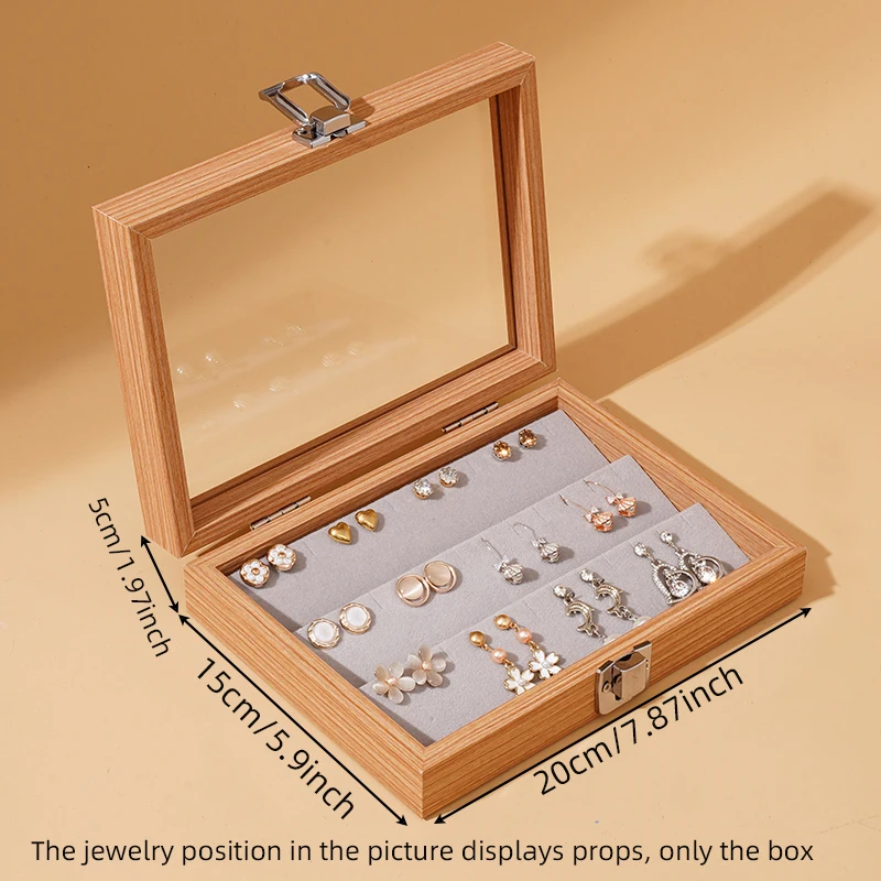 Schmuckschatulle mit überzogenen Perlen, Ring, Halskette, Aufbewahrungsbox, Ohrringe, Ohrringe, Armbänder, Schmuckschatulle