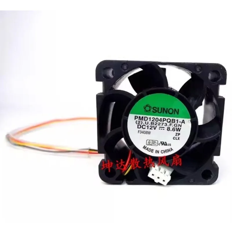 

Новый охлаждающий вентилятор для SUNON PMD1204PQB1-A 4028, двухшариковый серверный вентилятор 12 В, 8,6 Вт, 40 × 40 × 28 мм