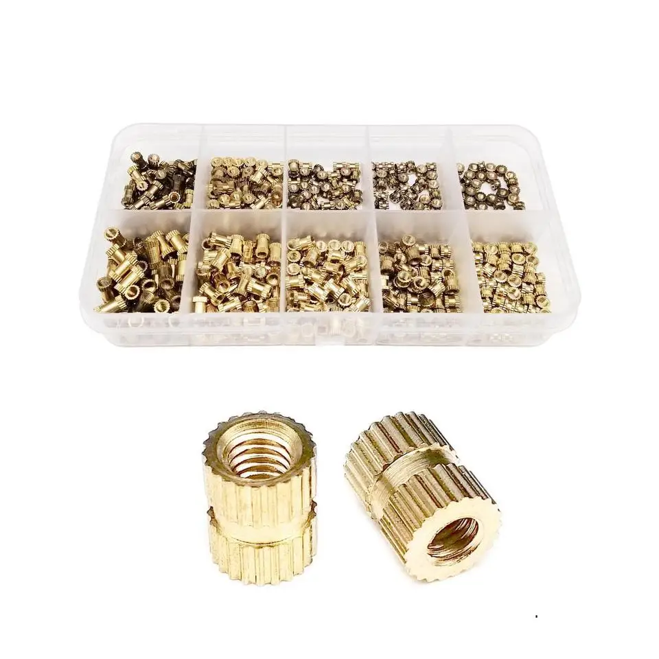 rosca inserir set porcas recartilhado m2 m25 m3 200 500pcs 01