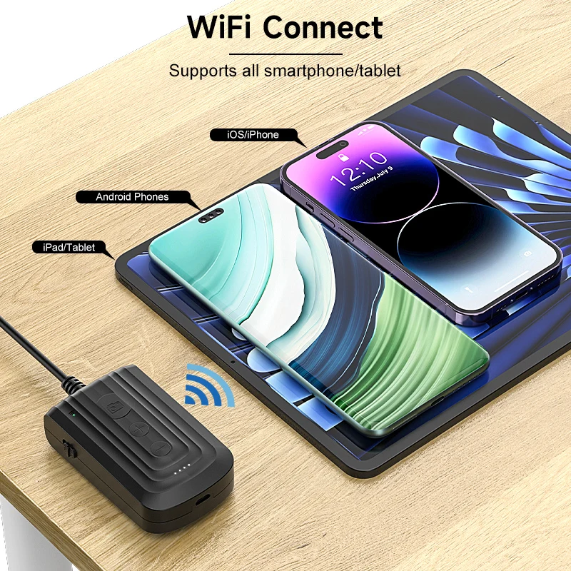 Wireless Endoscope Autofocus 8mm Inspection Camera for iPhone/Android 1920P HD IP67 WiFi Borescope for Pipe Car Sewer inspection camera,mini endoscope camera