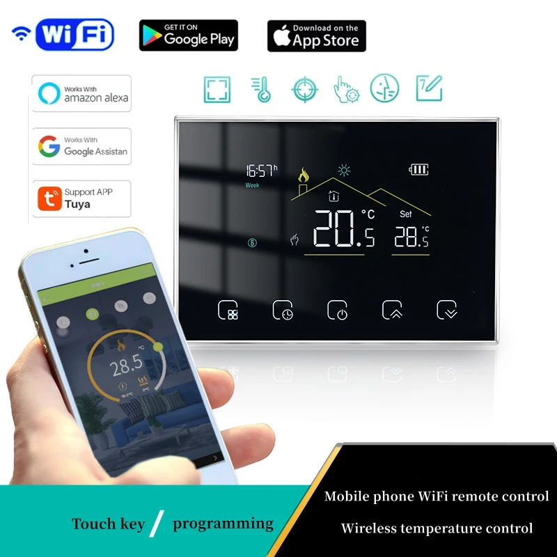 Termostato Smart Wifi Termostato WiFi Inteligente Controla