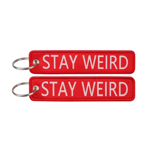 1pcs Computer Pop-up Window Quotes Embroidered Keys Tag Keychains For Motorcycles Backpack Fashion Key Ring Accessories Gifts - Image 94
