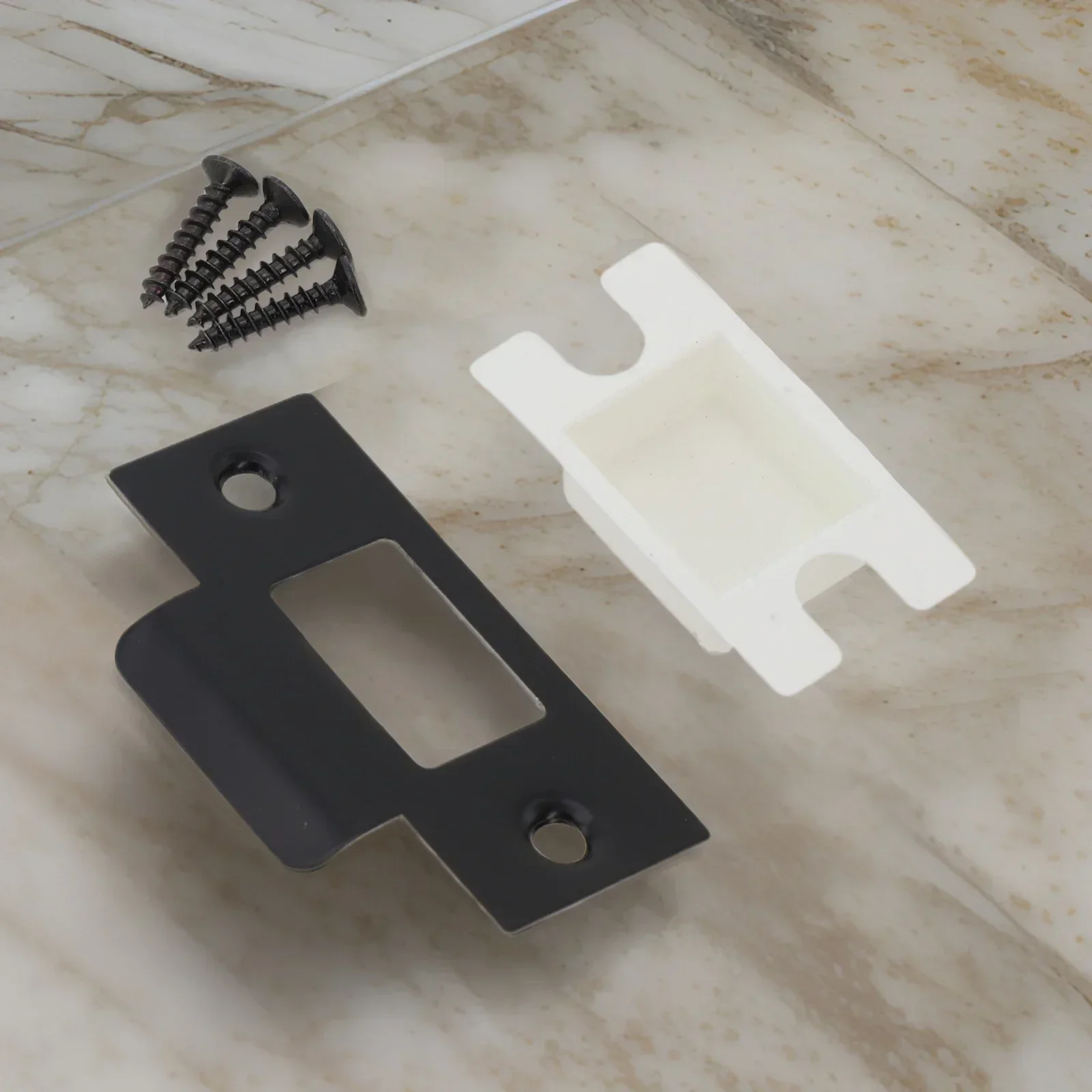Deadbolt Cover Latches Plate Door Lock Latch Guide Plate With Screws