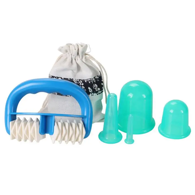 5pcs/set Silicone Anti Cellulite Cup Vacuum Massage Cups Body Pain