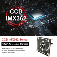 USB Webcam Module 12MP HD IMX362 Sensor Autofocus Camera No Distortion Lens UVC OTG Plug and Play 4K IMX179 PC Usb Camera 2