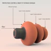 4pcs/set Convenient Silicone Ear Plugs Noise Proof Earplug Comfortable for Sleeping Noise Reduction Accessory 6