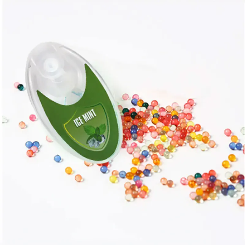 200pcs mixed fruit DIY cigarette beads Portable convenient Pusher smoking cigarette explosion beads cigarette accessories