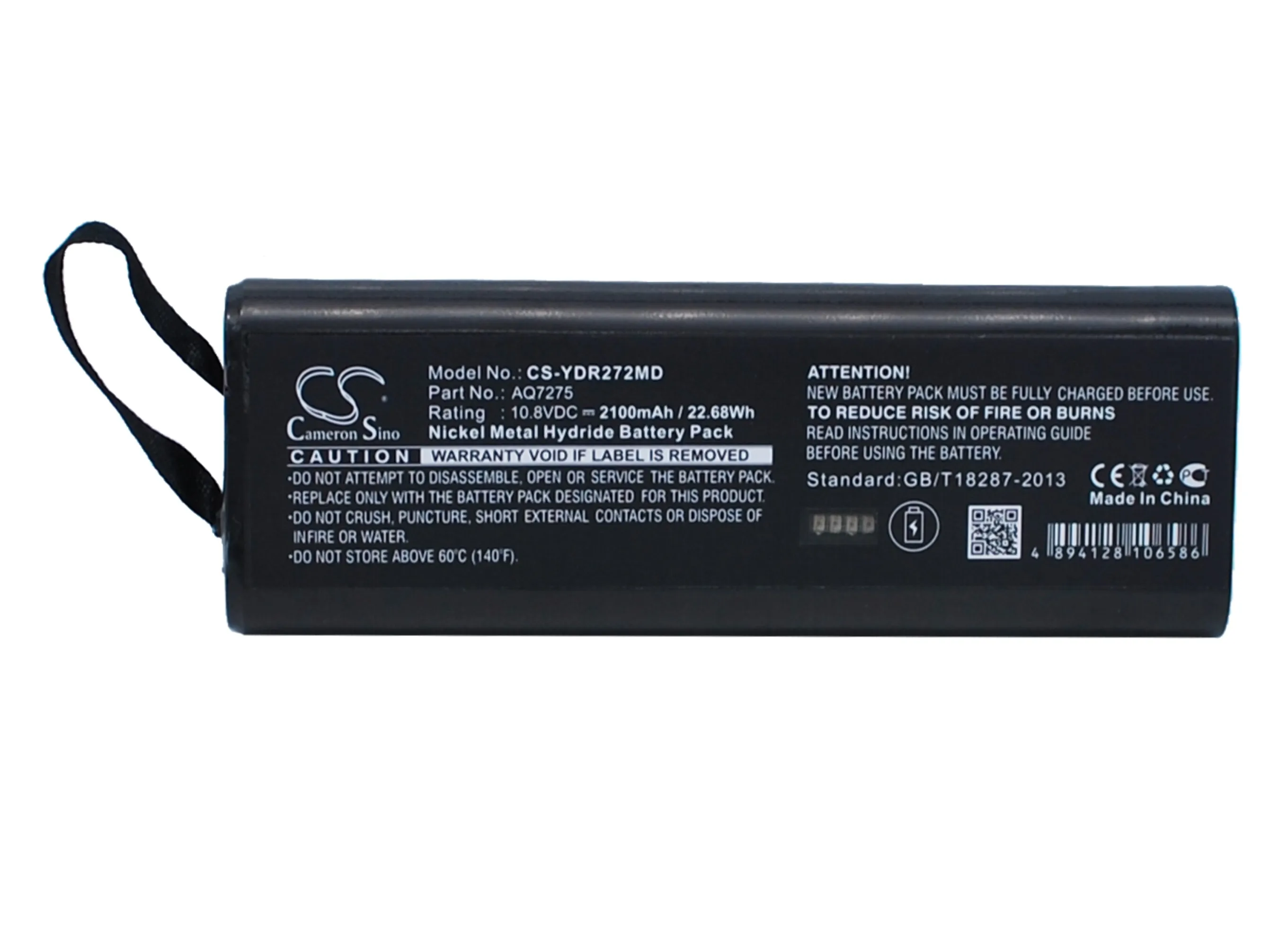 

CameronSino Battery for Yokogawa OTDR AQ7275 OTDR AQ7270 AQ7275 AQ7270 AQ-7270 AQ-7275 2100mAh / 22.68Wh AQ7275 BDR15D DR15