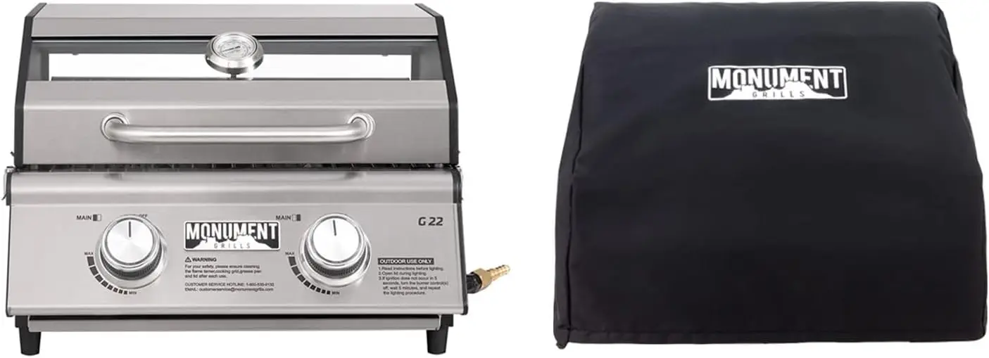 2-Burner Tabletop Gas Grill 1