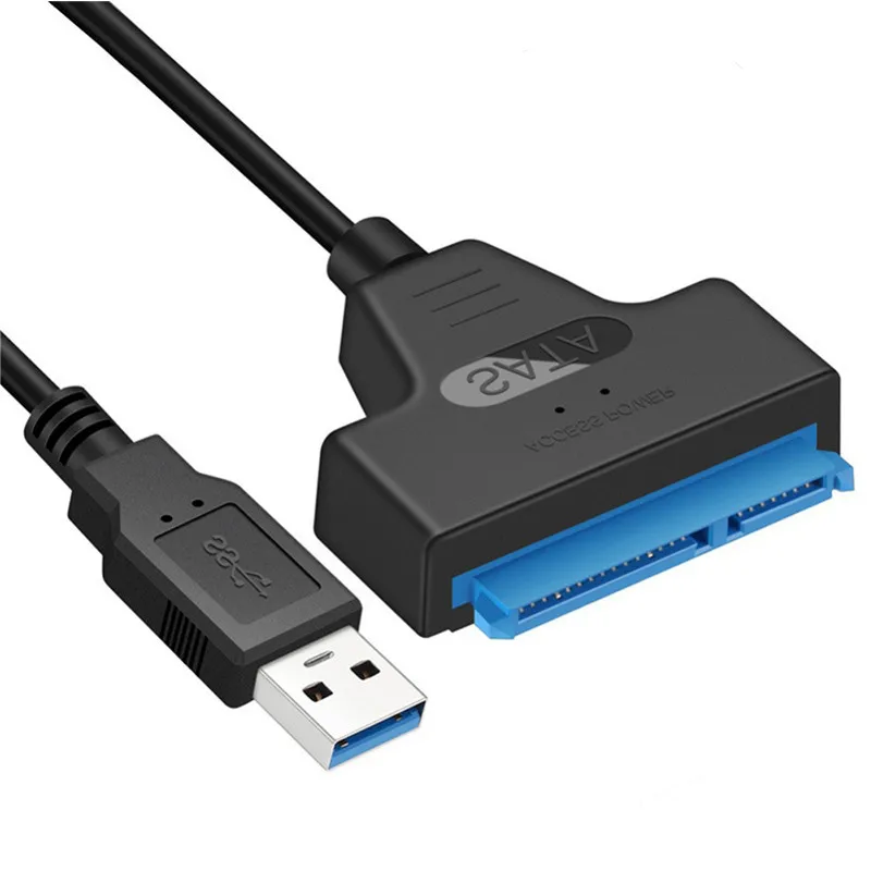 Sata para Usb 3.0 Adaptador até Gbps 2.5 Acessórios para Laptop Hdd Externo Ssd Disco Rígido 22 Pinos Cabo Cabos de Computador