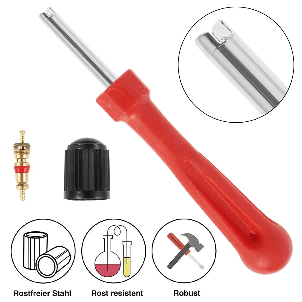 33Pcs Metal Tire Wheel Valve Core Remover Repair Tool Car Tire Valve Stem Puller Tools Set for Car Truck Motorcycle Bicycle