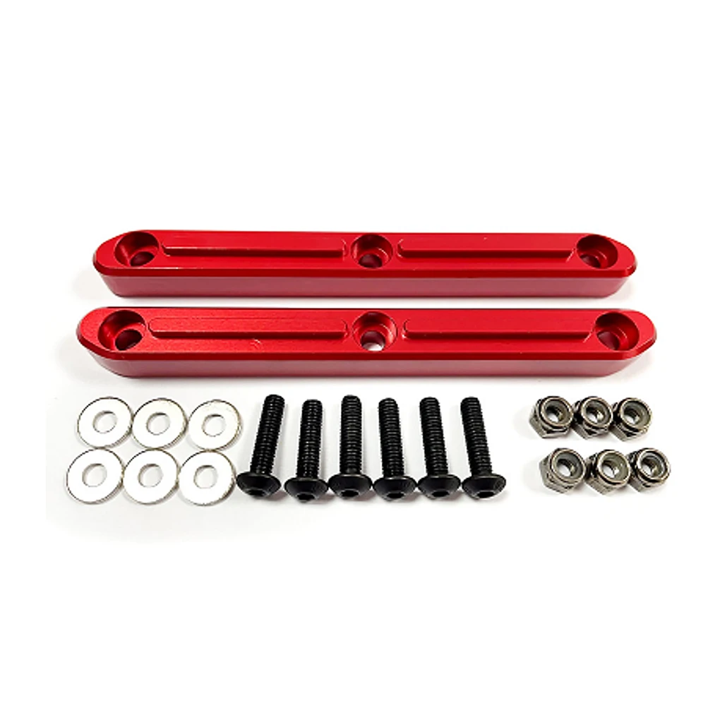 2Pcs Rc Body Roof Rails Support Per 1/5 Rc Arrma Kraton 8S Accessori Di Ricambio Per Tetto Cnc In Lega Di Alluminio Upgrade Rc Ricambi Per Auto