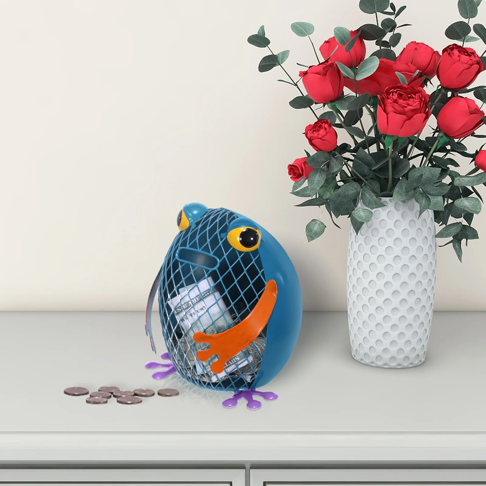 

Креативная коробка для денег в виде лягушки, детский подарок, желаемое домашнее украшение для гостиной, спальни, детской комнаты, украшения на Рождество