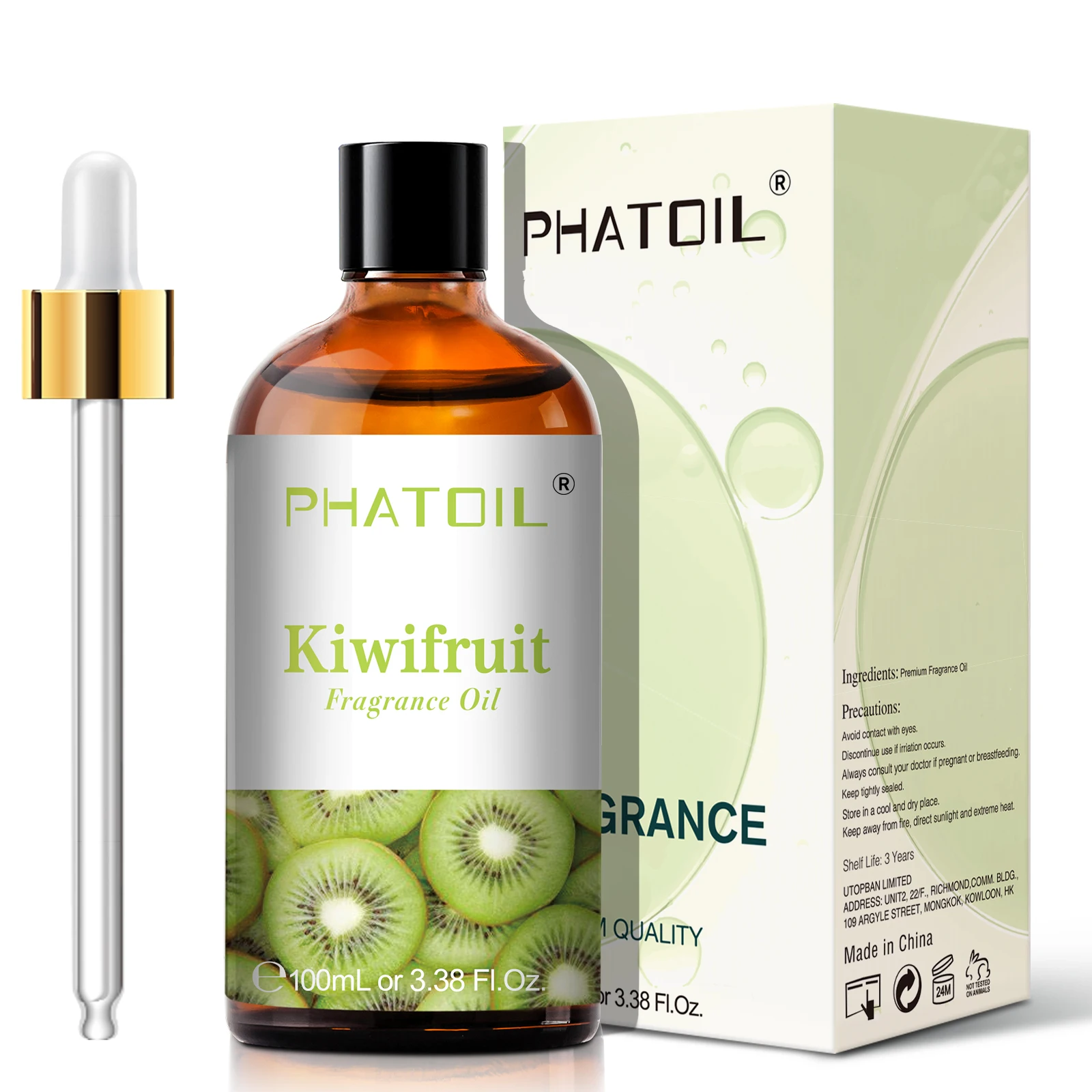 Aceite aromático PHATOIL de 100 ml con sabor a fruta dulce para hacer velas de jabón: aceite aromático de fresa, mango, manzana, plátano y limón para difusor