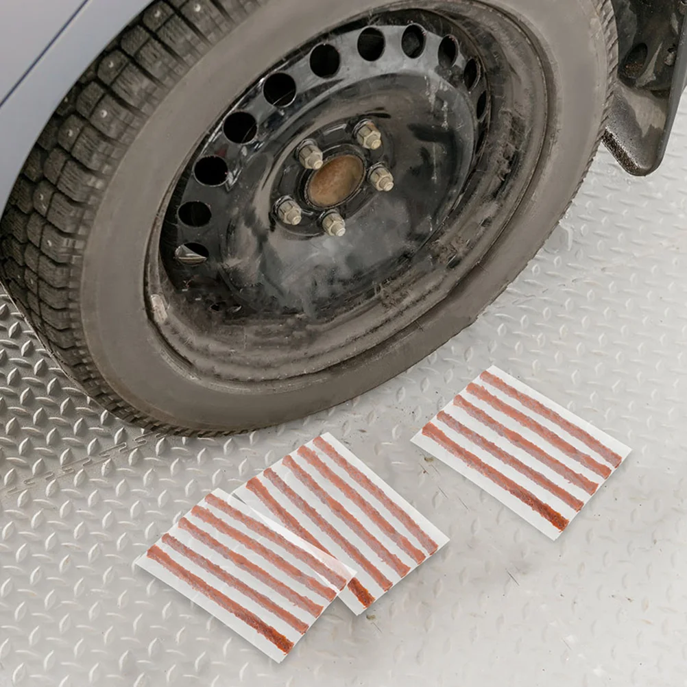 

50Pcs Automotive Tool Tire Repairing Strips Tire Repair Rubber Strips Convenient Tire Repair Strips