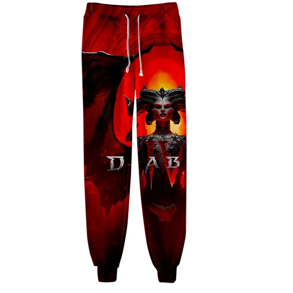 

Hot Game Diablo IV Sweat Pants 3D Joggers Pants Casual Trousers Men/Women Hip Hop Sweatpants Pantalon Homme Streetwear Cosplay