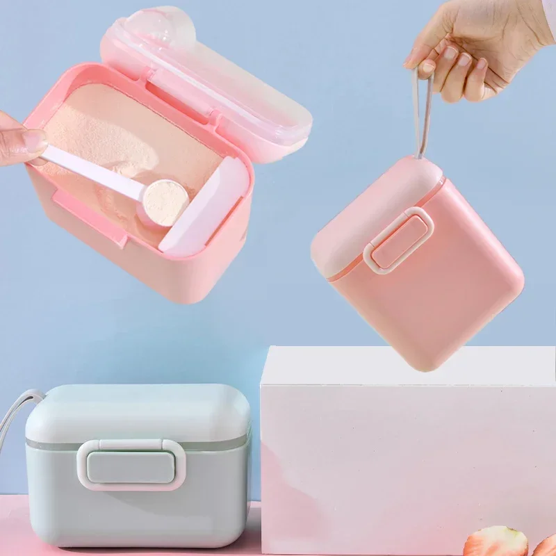 New Baby Milk Powder Portable Baby Food Storage Box Essential Cereal Infant Milk Powder Box Toddle Snacks Container